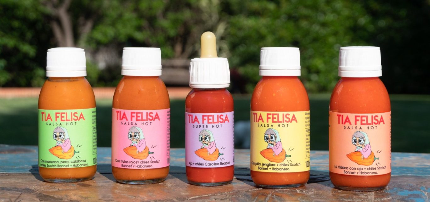 Salsas picantes artesanales cultivadas en Murcia